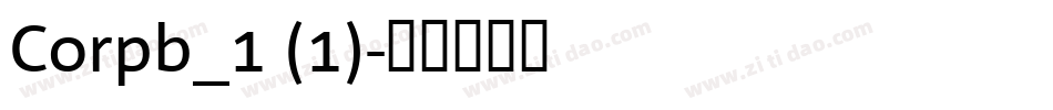 Corpb_1 (1)字体转换